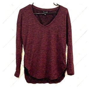 Maroon long sleeved T-shirt